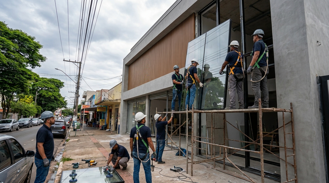 Fachada de Vidro em Belo Horizonte‑MG
